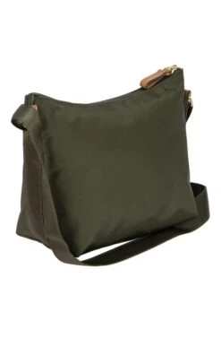 Brics Medium Zipped Shoulder Bag -Best Fashion Shoes Shop TB22569OLIVE 2
