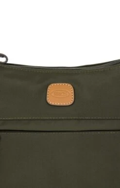 Brics Medium Zipped Shoulder Bag -Best Fashion Shoes Shop TB22569OLIVE 5