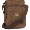 Troop Front Zip Pocket Cross Body Bag -Best Fashion Shoes Shop TB22583BROWN