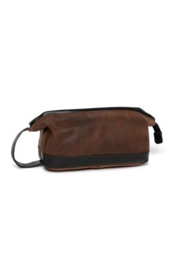 Men’s Leather Washbag