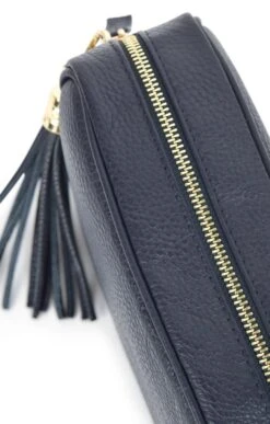 Ladies Leather Cross Body Bag -Best Fashion Shoes Shop TB22611NAVY 3