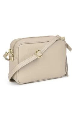 Ladies Leather Cross Body Bag -Best Fashion Shoes Shop TB22611STONE 1