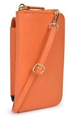 Ladies Leather Phonebag/Purse -Best Fashion Shoes Shop TB22612ORANGE 1