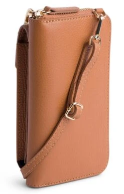 Ladies Leather Phonebag/Purse -Best Fashion Shoes Shop TB22612TAN 1 1