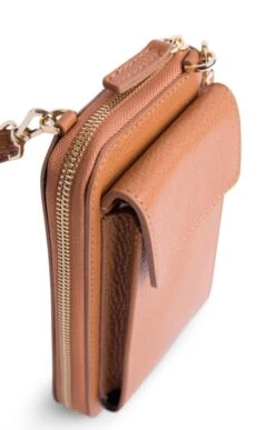 Ladies Leather Phonebag/Purse -Best Fashion Shoes Shop TB22612TAN 2 1