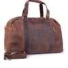 Ladies Small Holdall 2 Ladies Small Holdall -Best Fashion Shoes Shop TB22681DKBROWN