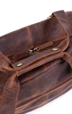 Ladies Small Holdall -Best Fashion Shoes Shop TB22681DKBROWN 3