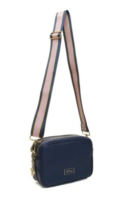 Ladies Alice Wheeler Two Strap Camera Cross Body Bag -Best Fashion Shoes Shop TB22800NAVY 2