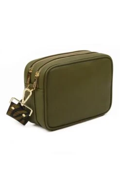 Ladies Alice Wheeler Two Strap Camera Cross Body Bag -Best Fashion Shoes Shop TB22800OLIVE 2
