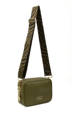 Ladies Alice Wheeler Two Strap Camera Cross Body Bag -Best Fashion Shoes Shop TB22800OLIVE 4