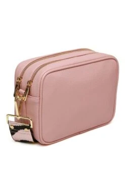 Ladies Alice Wheeler Two Strap Camera Cross Body Bag -Best Fashion Shoes Shop TB22800PINK 1