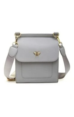 Ladies Alice Wheeler Flap Cross Body Bag -Best Fashion Shoes Shop TB22803GREY 2