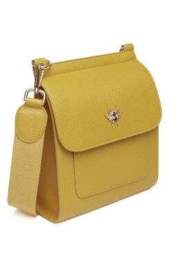 Ladies Alice Wheeler Flap Cross Body Bag -Best Fashion Shoes Shop TB22803OCHRE 3