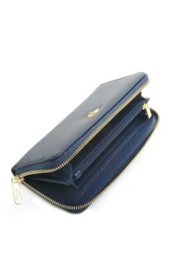 Ladies Alice Wheeler Zip Around Purse -Best Fashion Shoes Shop TB22805NAVY 2