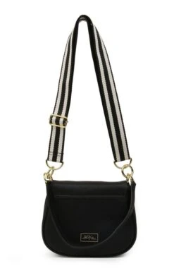 Ladies Alice Wheeler Ascot Saddle Bag -Best Fashion Shoes Shop TB22823BLACK 3