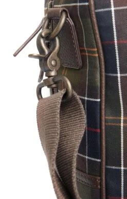 Barbour Tartan And Leather Holdall 9 Barbour Tartan And Leather Holdall -Best Fashion Shoes Shop TB23238CLASSICTARTAN 3