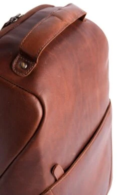 Men's Leather Backpack -Best Fashion Shoes Shop TB23341CHESTNUT 2