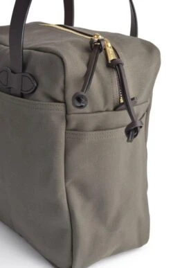 Zipped Tote Bag -Best Fashion Shoes Shop TB23603OTTERGREEN 2