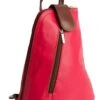 Ladies Small Rucksack 1 Ladies Small Rucksack -Best Fashion Shoes Shop TB24680REDTAN