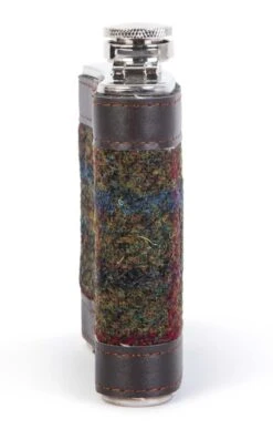 Harris Tweed Hip Flask -Best Fashion Shoes Shop TB25032GREENMULTI 1