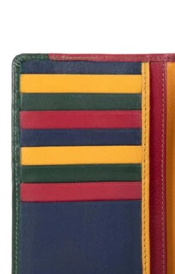 Ladies Flap Open Two Zip Purse -Best Fashion Shoes Shop TB30612MULTI 3