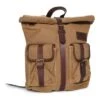 Canvas Roll Top Rucksack -Best Fashion Shoes Shop TB40428CAMEL