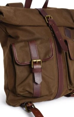 Canvas Roll Top Rucksack -Best Fashion Shoes Shop TB40428KHAKI 2