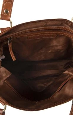 Rowallan Twin Handle Zip Top Bag -Best Fashion Shoes Shop TB40464BLACKTAN 4