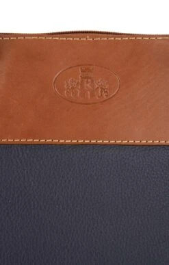 Rowallan Twin Handle Zip Top Bag -Best Fashion Shoes Shop TB40464NAVYTAN 3