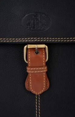 Rowallan Square Half Flap Bag -Best Fashion Shoes Shop TB40468BLACKTAN 2