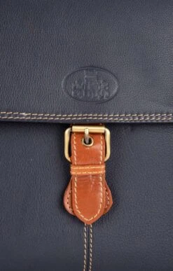 Rowallan Square Half Flap Bag -Best Fashion Shoes Shop TB40468NAVYTAN 3