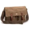 Troop London Double Buckle Flap Over Bag -Best Fashion Shoes Shop TB43927BROWN