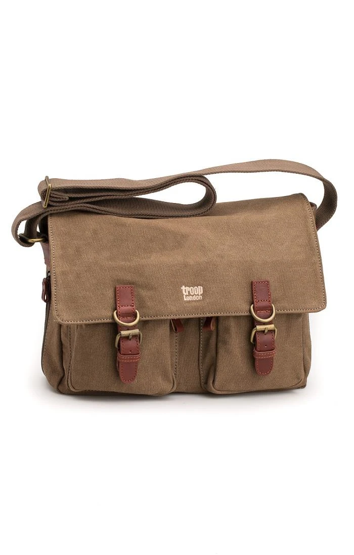 Troop London Double Buckle Flap Over Bag 4 Troop London Double Buckle Flap Over Bag - Image 2