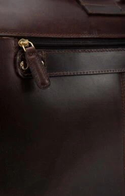 Men's Dexter Leather Bag -Best Fashion Shoes Shop TB55544BRANDY 2