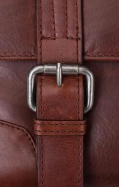 Men’s Ashwood Leather Oscar Satchel -Best Fashion Shoes Shop TB55550TAN 4