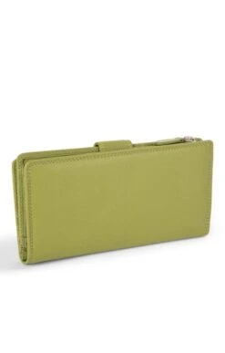 Ladies Long Wallet Purse -Best Fashion Shoes Shop TB61639LIME 1