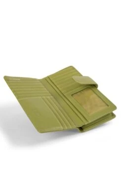 Ladies Long Wallet Purse -Best Fashion Shoes Shop TB61639LIME 2