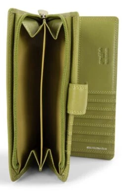 Ladies Long Wallet Purse -Best Fashion Shoes Shop TB61639LIME 4
