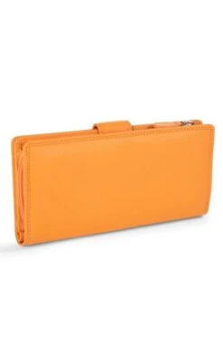 Ladies Long Wallet Purse -Best Fashion Shoes Shop TB61639ORANGE 1