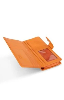 Ladies Long Wallet Purse -Best Fashion Shoes Shop TB61639ORANGE 2