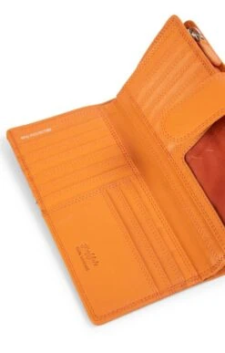 Ladies Long Wallet Purse -Best Fashion Shoes Shop TB61639ORANGE 3