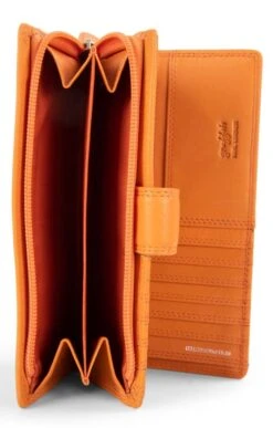 Ladies Long Wallet Purse -Best Fashion Shoes Shop TB61639ORANGE 4
