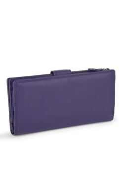 Ladies Long Wallet Purse -Best Fashion Shoes Shop TB61639PURPLE 1