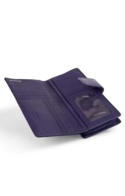 Ladies Long Wallet Purse -Best Fashion Shoes Shop TB61639PURPLE 2