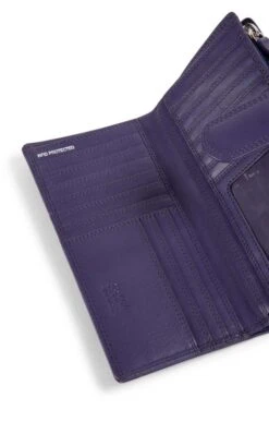 Ladies Long Wallet Purse -Best Fashion Shoes Shop TB61639PURPLE 3