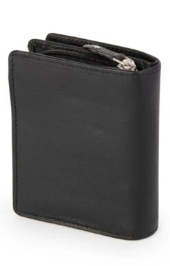 Saddler Of Scotland 11.5cm Trifold Purse -Best Fashion Shoes Shop TB65417BLACK 1