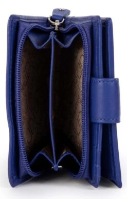 Saddler Of Scotland 11.5cm Trifold Purse -Best Fashion Shoes Shop TB65417ULTRAVIOLET 2