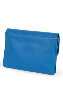 Saddler Of Scotland Scallop Flapover Cross Body Bag -Best Fashion Shoes Shop TB65420ELECTRICBLUE 1