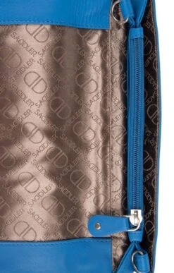 Saddler Of Scotland Scallop Flapover Cross Body Bag -Best Fashion Shoes Shop TB65420ELECTRICBLUE 4