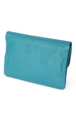 Saddler Of Scotland Scallop Flapover Cross Body Bag -Best Fashion Shoes Shop TB65420TEAL 1